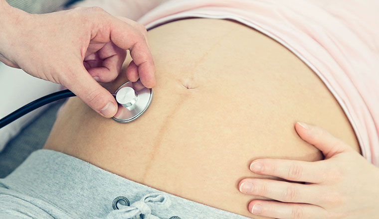 Schwangerschaft ertasten gebärmutter Gebärmutter ertasten