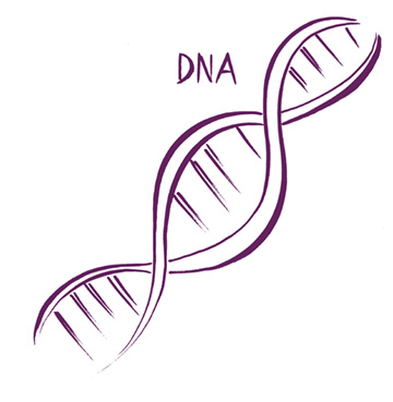 Illustration: DNA-Strang