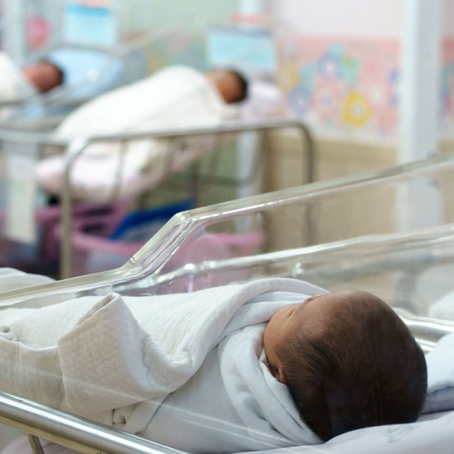 Neugeborenes im Krankenhaus